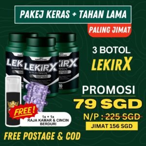 Pakej 3 Botol + Cincin Berduri + Raja Gambir